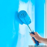 preço de tinta de residencial azul Vila Chica Luíza